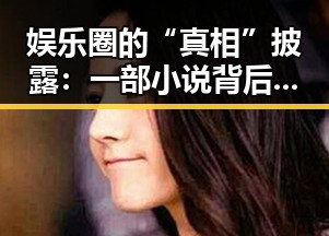 娱乐圈的“真相”披露：一部小说背后的“内幕”反转